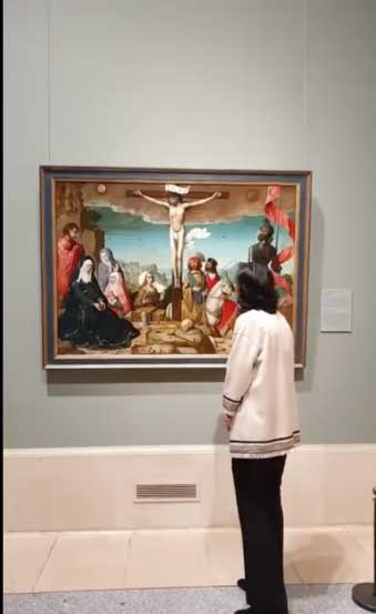 “La Crucifixión” (entre 1509 y 1519), de Juan de Flandes